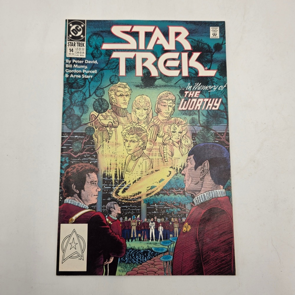 DC Comics Star Trek Comic #14 Blue Spock Kirk Sci-Fi Copper Age Vintage 90s